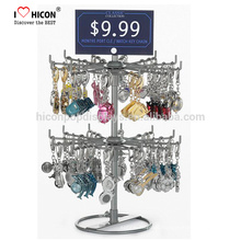 Save Your Time, Save Your Money Key Chain Merchandising Hair Clip Exhibition Metal Display Stand